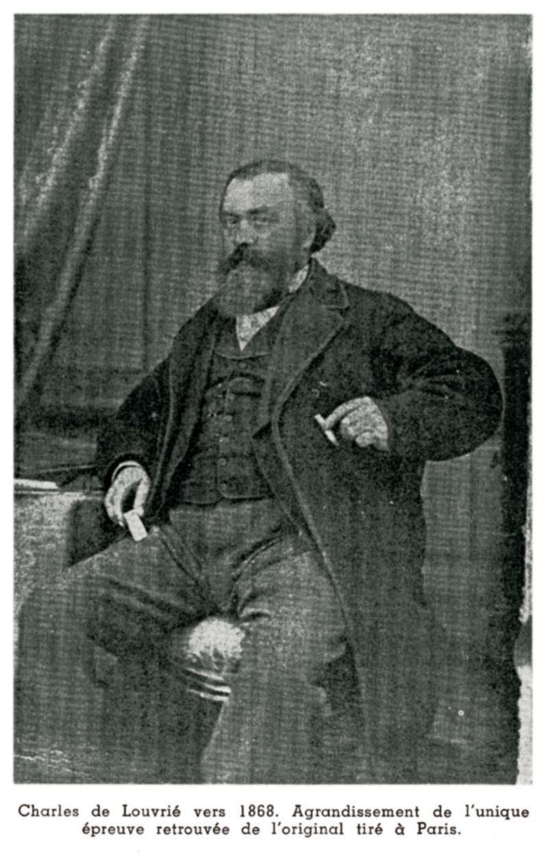 Charles Delouvrié posant, vers 1868
