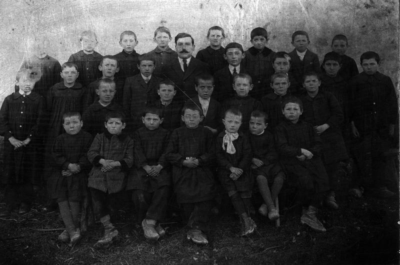 Ecole (escòla) des garçons, à Saint-Gervais, 1923