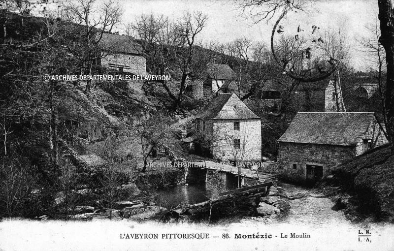L'AVEYRON PITTORESQUE - 86. Montézic - Le Moulin