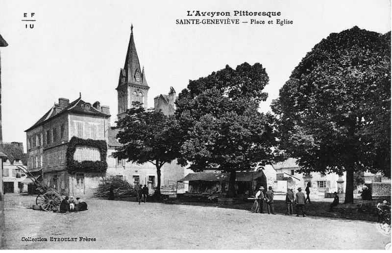 L'Aveyron Pittoresque SAINTE-GENEVIEVE - Place et Eglise