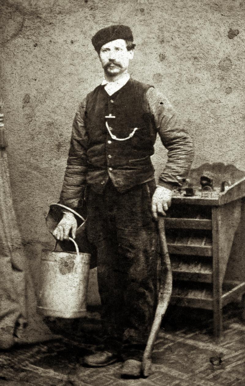 Porteur d'eau (portaire d'aiga), à Paris (75), vers 1860 [?]