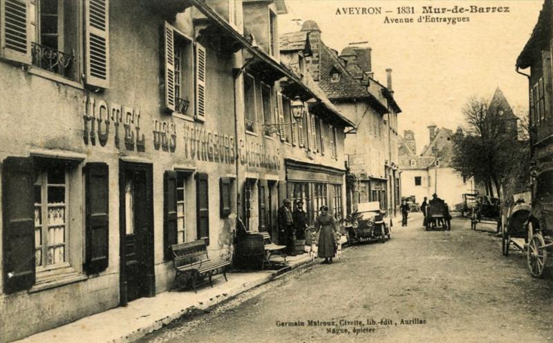 Aveyron - 1831. Mur-de-Barrez Avenue d’Entraygues