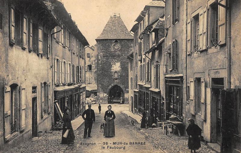 Aveyron 26 - MUR-de-BARREZ le Faubourg
