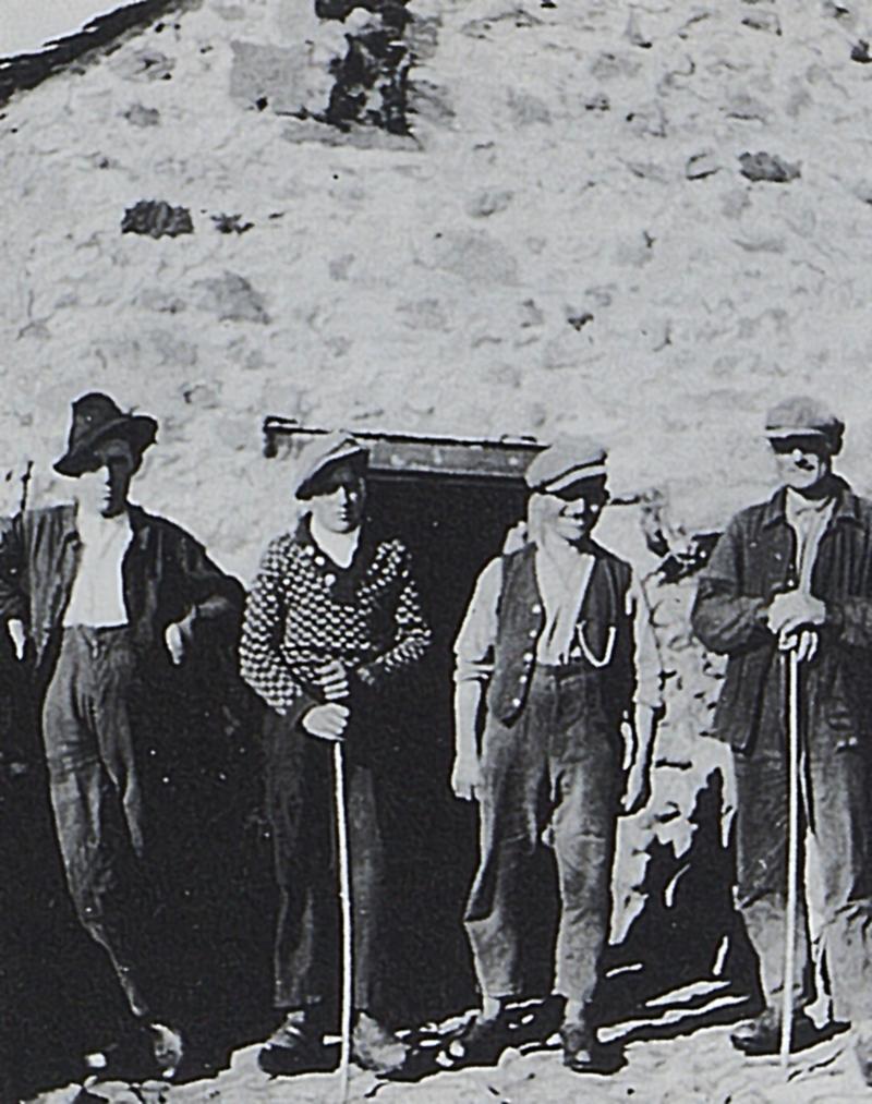 Buronniers (montanhièrs), au Rigambal Bas, 1935