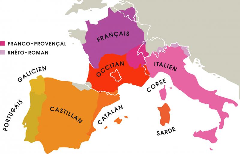 Carte des dialectes occitans