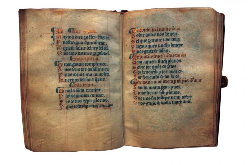 Livre d'heures (libre d'oras) en latin et occitan, XVe siècle