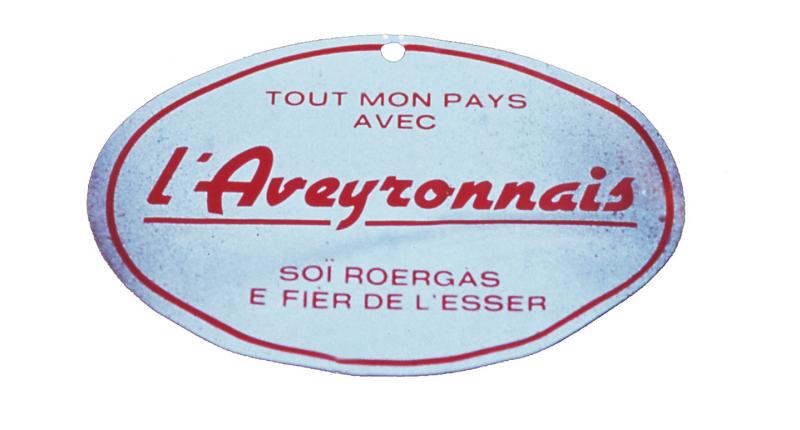  Etiquette de fromage avec inscriptions en français et en occitan, avril 1997