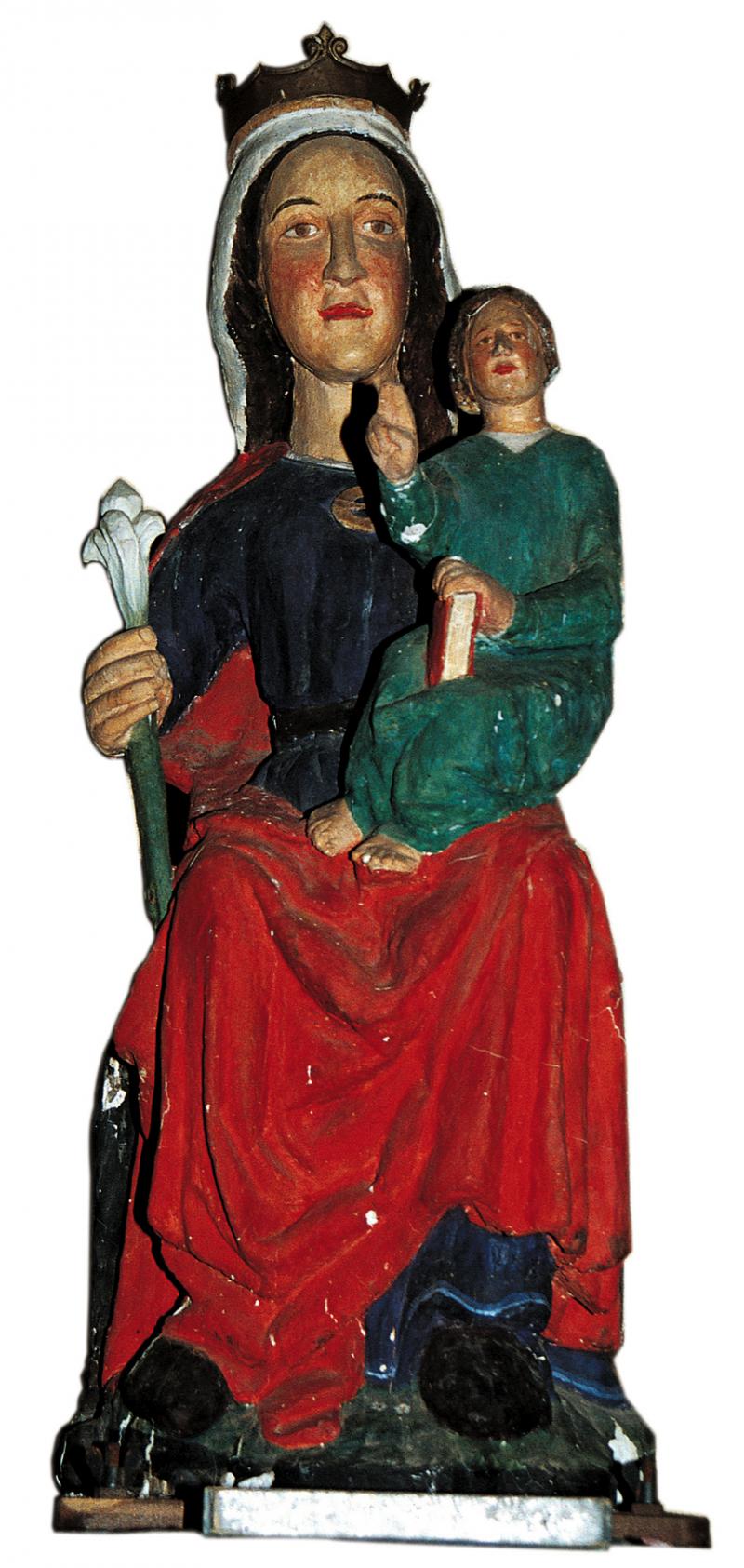Vierge à l'Enfant, XIVe siècle, mai 1989