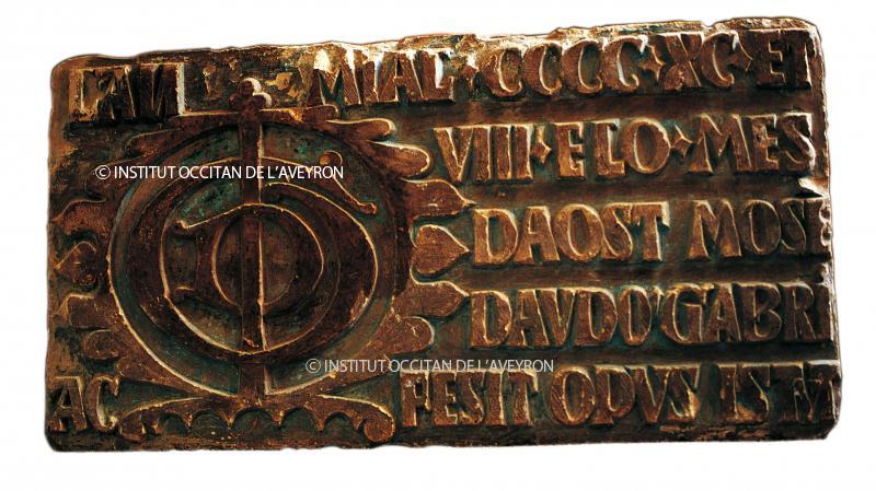  Inscription en occitan du 8 août 1490