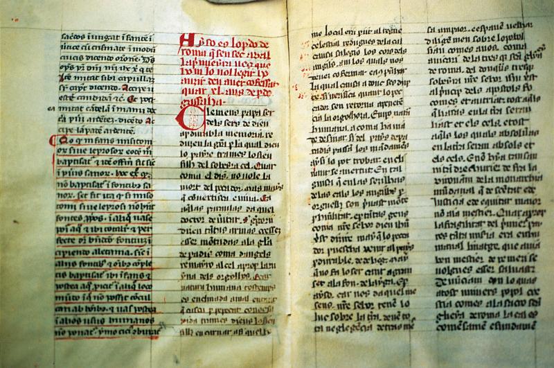 Bulle de Clément VI du 13 avril 1343 fixant tous les cinquante ans des jubilés universels, traduite en langue d’oc par Huges de Vilaret