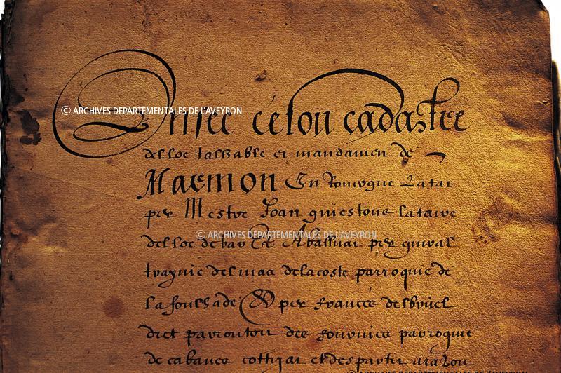 Compois (compés) de Marmont rédigé en 1615 en occitan