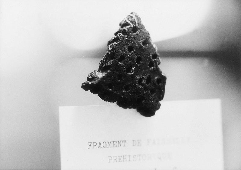 ​Fragments de moule à fromage (fachòira, faissèla) préhistorique (2700 avant J.-C.) conservés au musée