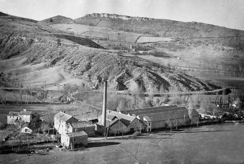 Bâtiment de l'usine frigoriphique, à Tendigues, 1940