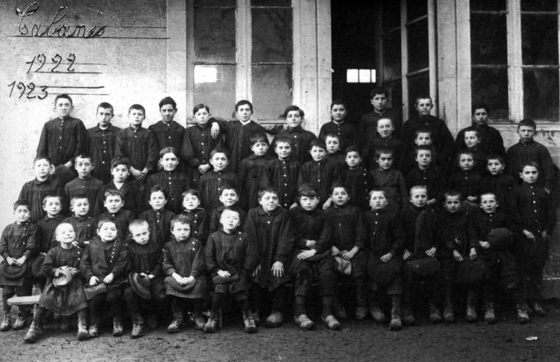 Ecole (escòla) des garçons, 1922-1923